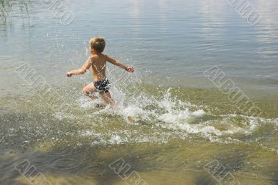 summer sunsen on the sea