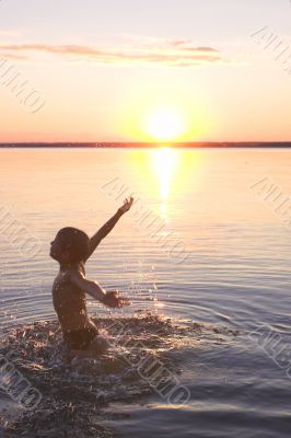 boy on th beach