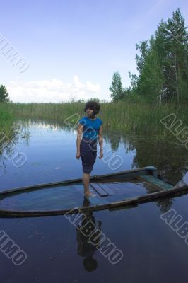 summer day on the lake
