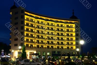  Night time hotel