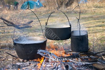 kettles in the fire