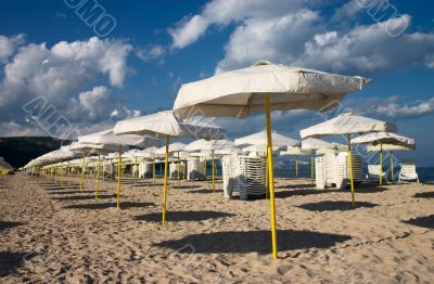sunshade on beach