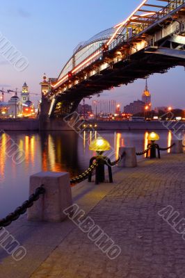 Moscow, Russia, Kiev Bridge