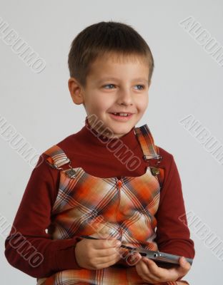 Boy with Pocket PC