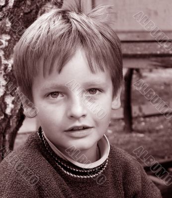 The portrait of my son