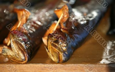 Smoked trout