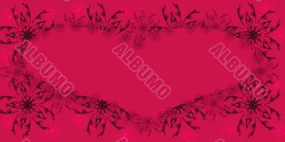 red valentine card