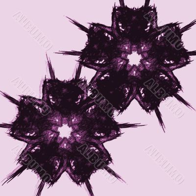 abstract flowers