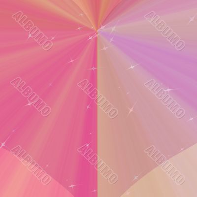 Blue background with abstract flowers