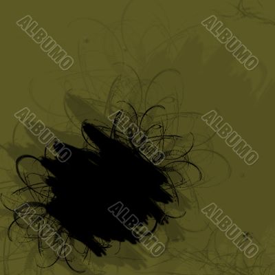 Green grunge frame