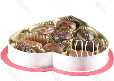 Assorted Valentine chocolate