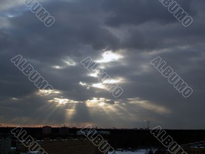 light and clouds