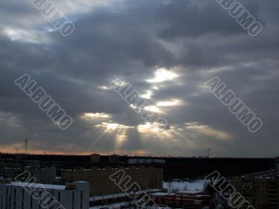 light and clouds