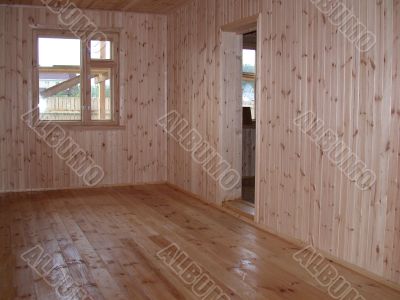 wooden room