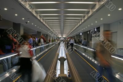 At the airport