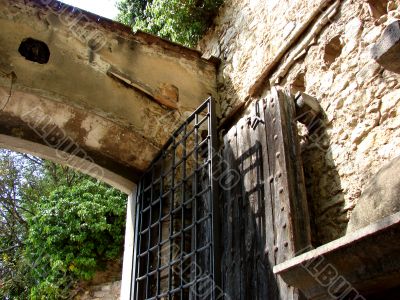 Antique city gate