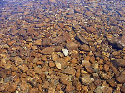 Water Lake and stones