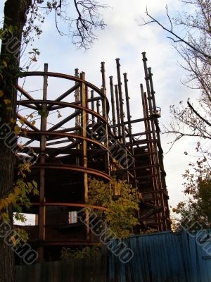 Skeleton of the building