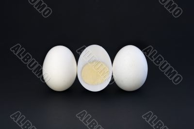 Three eggs in a row