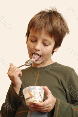 Boy with ice-cream