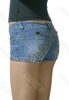 Blue shorts