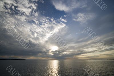 Evening clouds