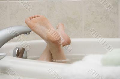 Bath series. Feet