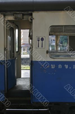 Dining car door