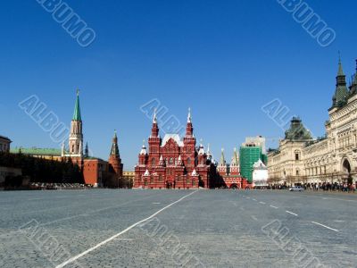 The red area