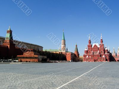 The red area