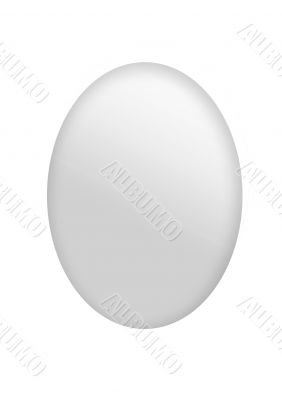 gray oval on white fone
