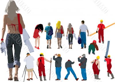 People going away