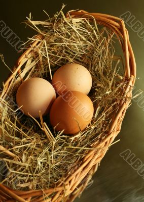 Three eggs