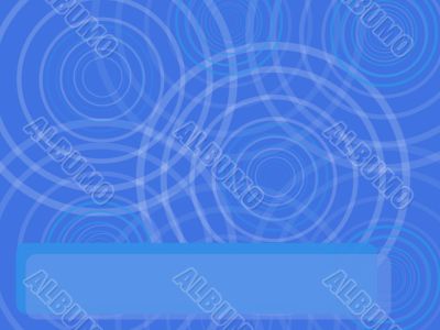 Blue abstract frame