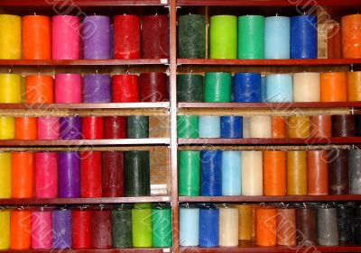 Decorative color candles