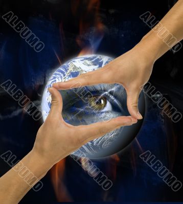 ecology, hands, responsibility