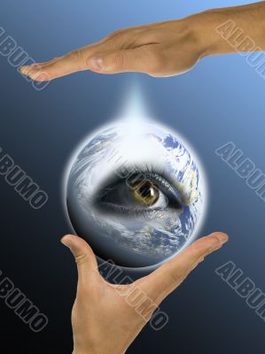 ecology, hands, responsibility