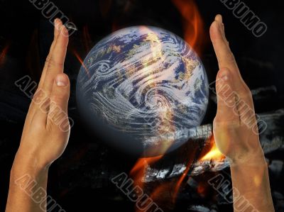 conflagration, fire, blaze