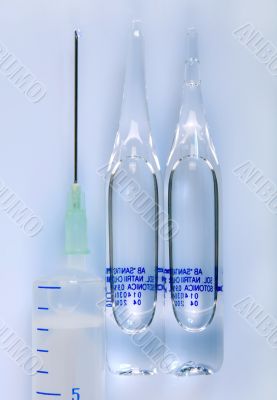 ampule syringe medicine