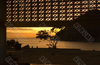 Sunset on island Margarita, Venezuela