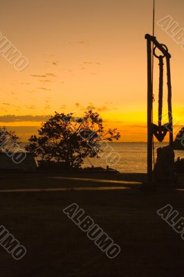 Sunset on island Margarita, Venezuela