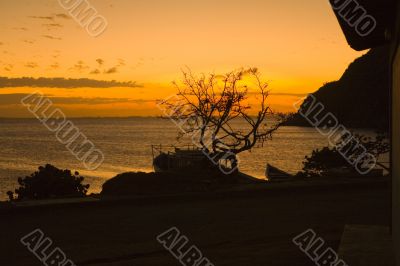 Sunset on island Margarita, Venezuela
