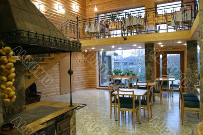 Interior of the georgian restaurant