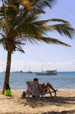Beach on island Margarita, Venezuela