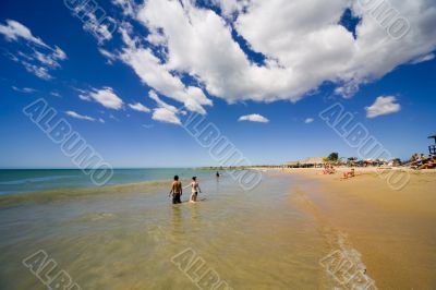 Beach on island Margarita, Venezuela
