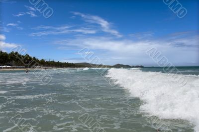 Beach on island Margarita, Venezuela