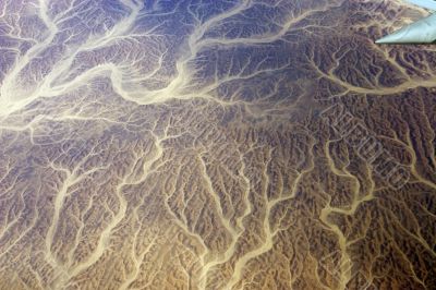 Desert, Egypt, river, sand, plane