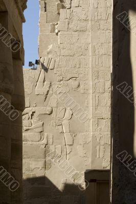 Hieroglyphics on the wall