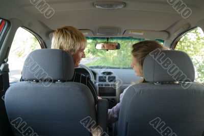 Journey to families on car