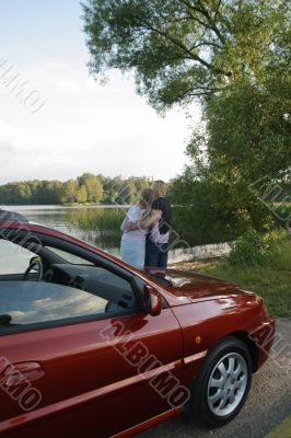 Journey to families on car